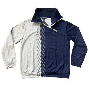 NWT Acegolfs Women's Size XL 1/4 Asymmetrical Zip Golf UV Protection Stretch